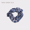 2020 New Arrival Print Silk Hair Band Elastic silk wraps High Quality Elegant 100%Mulberry